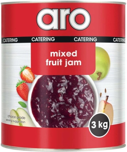 [JSDHFRXYV28VZ7ZQ] Aro Mixed Fruit Jam 3 kg