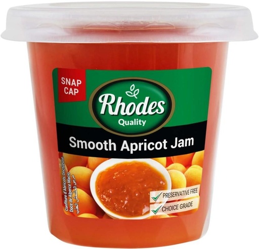 [JSDHFRXYVHAKKNSC] Rhodes Smooth Apricot Jam 290 g (Pack of 12)