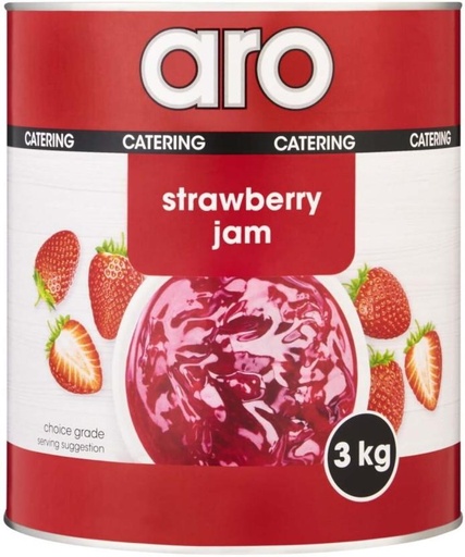 [JSDHFRXYRT247S3A] Aro Jam Strawberry 3 kg
