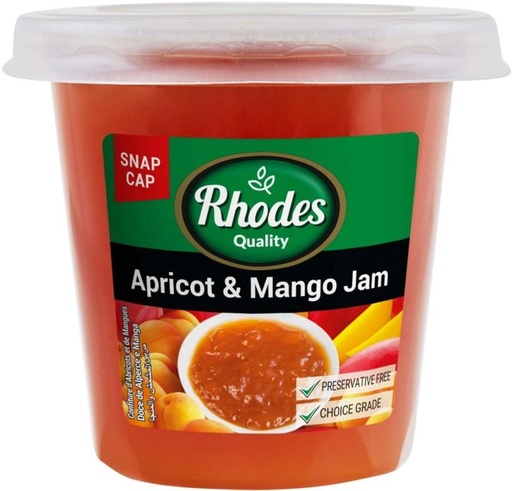 [JSDHFRXYCMNNWMDR] Rhodes Apricot and Mango Jam 290 g (Pack of 12)