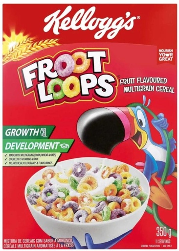 [CFEHFRB35MEDYHPK] Kellogg's Froot Loops Box (350 g)