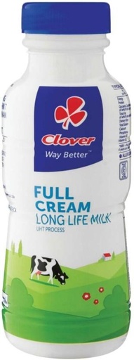 [MLKHFXJTFWHSMGEW] Clover Full Cream Long Life Milk, Plain Flavour (6 x 300 ml)