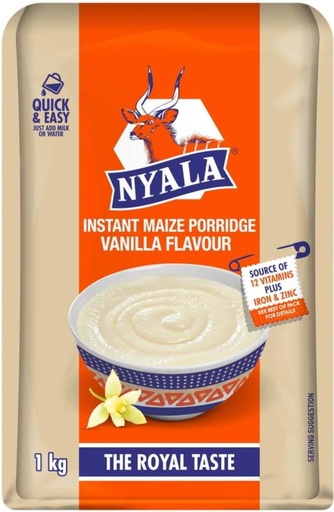 [CFEH4RPQGFUUQVPK] Nyala Instant Maize Porridge Vanilla Flavour Box (1 kg)
