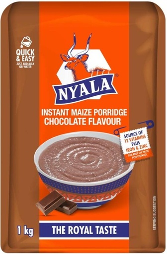 [CFEH26UVQ5GP4G4Z] Nyala Instant Maize Porridge Chocolate Flavour Box (1 kg)