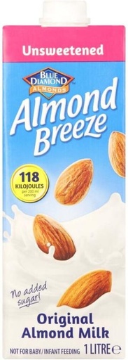 [MLKHFXKYTXBARJYF] Almond Breeze Alternative Milk - Unsweetened Original, Almonds Flavour (1 L)