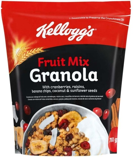 [CFEHFRAHHD8KRHRH] Kellogg's Fruit Mix Muesli Granola Pouch (700 g)