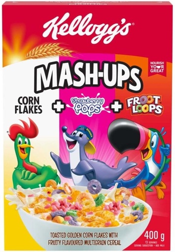 [CFEH26UKJGXNDJSZ] Kellogg's Mash-Ups Golden Corn Flakes Box (400 g)