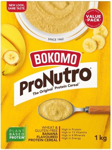 [CFEH4RPQBYBSSF4J] Pronutro Wheat & Banana Flavoured Protein Cereal Box (1 kg)
