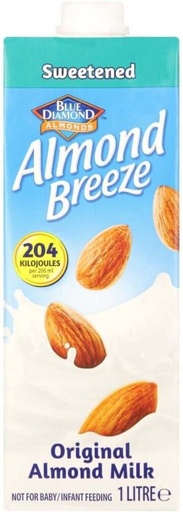 [MLKHFXKYKGWY469F] Almond Breeze Alternative Milk - Sweetened Original, Almonds Flavour (1 L)
