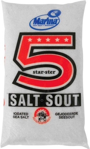 [SLTH5FXYZHBSUDWK] MARINA 5 Star Sout Iodized Salt (1 kg)
