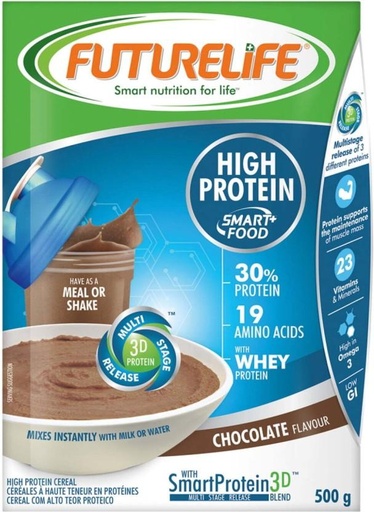[CFEH26UKQAJ9EBBG] Futurelife High Protein Chocolate Flavour Box (10 x 500 g)