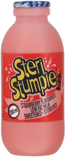 [MLKHFXJTZGPHDE2Y] Steri Stumpie Flavoured Low Fat Milk, Strawberry Flavour (350 ml)