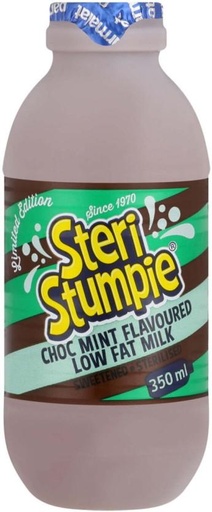 [MLKHFXJTK533ZKV7] Steri Stumpie Flavoured Low Fat Milk, Choco Mint Flavour (350 ml)