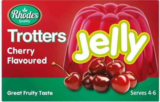[BITHFQMMWQPBYSGF] Rhodes Trotters Cherry Flavoured Jelly Crystals (40 g)