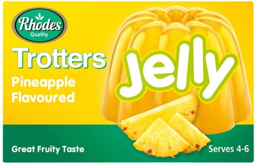 [BITHFQMM4Y4CDY2F] Rhodes Trotters Pineapple Flavoured Jelly Crystals (40 g)