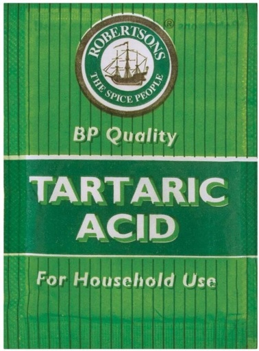 [BITHFQMMWDQTTHKQ] Robertsons Tartaric Acid Tartaric Acid Powder (12 g)