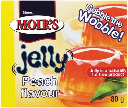 [BITHFQMMYSHTFTDA] Moir's Peach Flavour Jelly Crystals (80 g)