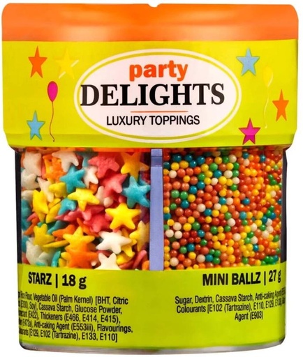 [BDCHFZVUPM4D6G5V] Delights Luxury Toppings, Party Topping (125 ml)