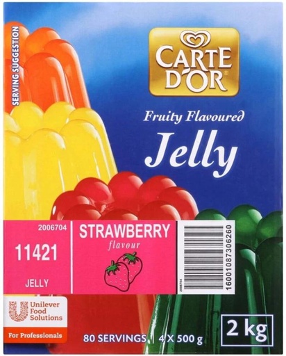 [BITH4VFSQ6ZZHUHU] Carte D'or Strawberry Flavour Jelly Crystals (2 kg)