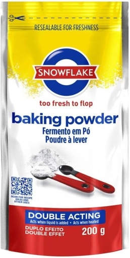 [BITH7SK9UBVVZJRG] Snowflake Double Effect Baking Powder (12 x 200 g)