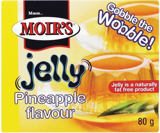 [BITHFQMMSXEDVPZH] Moir's Pineapple Flavour Jelly Crystals (48 x 80 g)