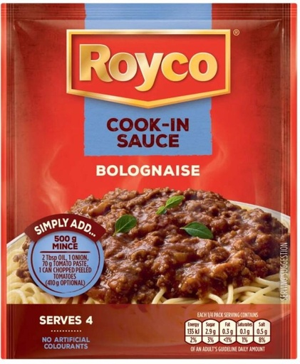 [SKPH5YGHHFAH6VGY] ROYCO Bolognaise Sauce (37 g)