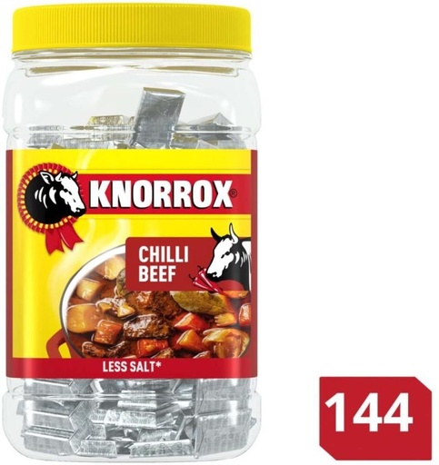 [SIEH4V6AKTTEBQC4] Knorrox Stock Chilli Beef Cubes (144 g)