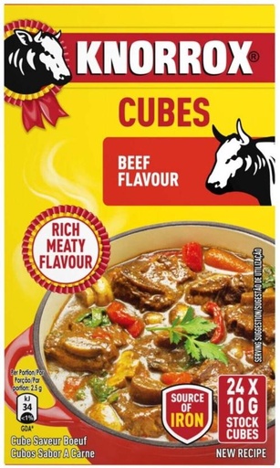 [SIEH4V6A6TV9PUND] Knorrox Beef Flavour (10 x 24 g)