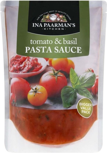 [SKPH26RQWCZWTATP] Ina Paarman Tomato and Basil Pasta Sauce Sauce (600 g)