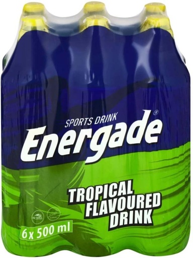 [ESMH26TWZAXG6ARY] Energade Tropical Flavoured Sports Drink (Tropical Flavoured, 24 x 500 ml)