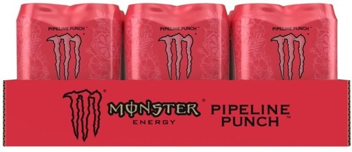[ESMH26TWD4ABJGYH] Monster Pipeline Punch Energy Drink (Passion Fruit, Mango & Guava Flavoured, 24 x 500 ml)