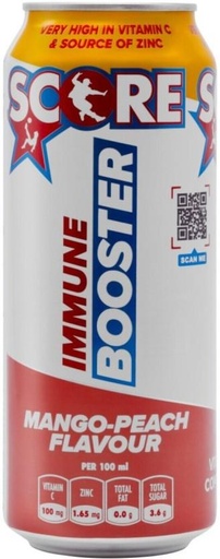 [ESMH9MDFJW3FMEHN] Score Immune Booster Energy Drink (Mango, Peach Flavoured, 500 ml)