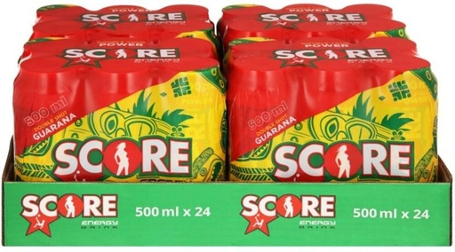 [ESMH26TWHKJCD3PH] Score Crush Sparkling Pineapple and Coconut Flavoured Energy Drink (Pineapple and Coconut Flavoured, 500 ml)
