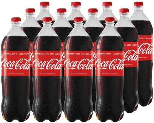 [ADKHYRH8APTXGC6G] Coca-Cola Original Taste - Soft Drink (12 x 1 L)