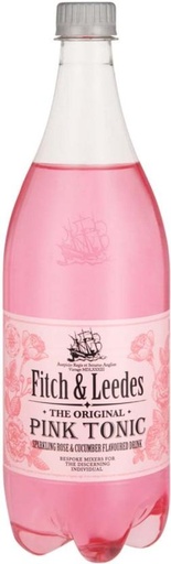 [ADKHYRH8KQTSGS7Y] Fitch & Leedes Pink Tonic - Sparkling Rose & Cucumber Flavoured Drink (1 L)