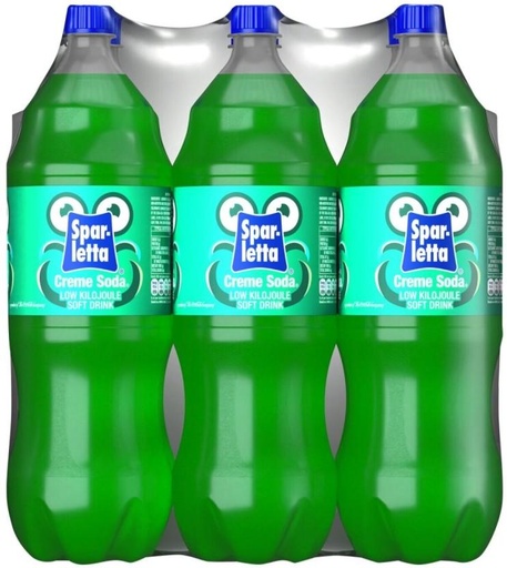 [ADKH4QPZHFCJCCKW] Sparletta Creme Soda Soft Drink (6 x 2 L)