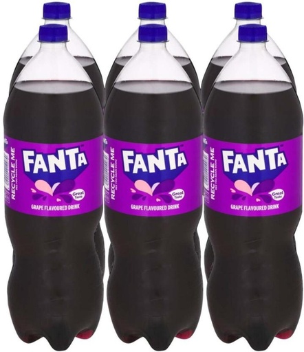 [ADKHYRH89AEFHVHS] Fanta Grape Flavourd Drink (6 x 2 L)