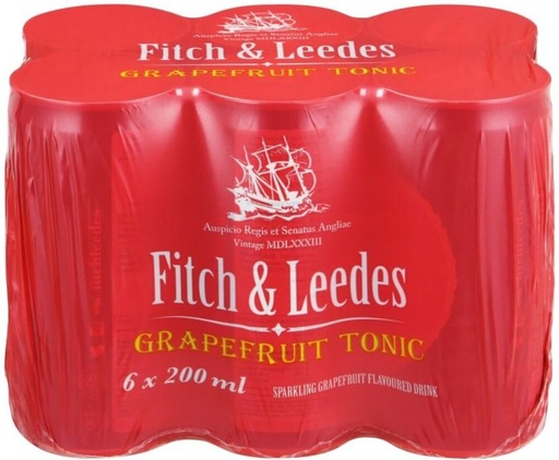 [ADKH4QPZRM6TZZSH] Fitch & Leedes Grapefruite Tonic (6 x 200 ml)