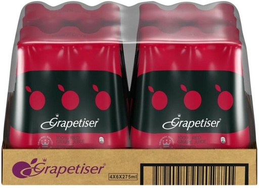 [ADKHYRH87XPZCEBJ] Grapetiser Red Grape Juice (24 x 275 ml)