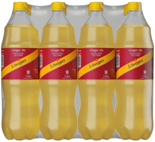 [ADKHYRH8H97GDHW6] Schweppes Ginger Ale (12 x 1 L)