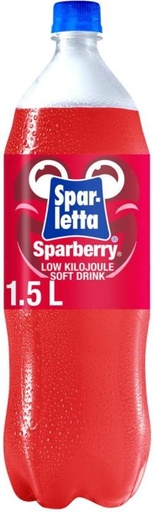 [ADKH4QPZ7NUE6S9B] Sparletta Sparberry Low Kilojoules Soft Drink (12 x 1.5 L)