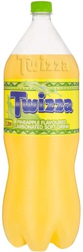 [ADKH4QPZGYYTCHN6] Twizza PineApple Flavoured Carbonated Soft Drink (6 x 2 L)