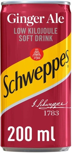 [ADKHYRH8YNKRZBM5] Schweppes Ginger Ale Soft Drink (200 ml)