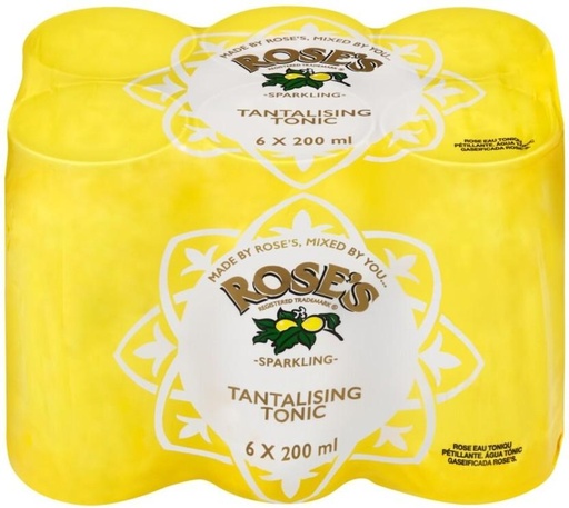 [ADKH4QPZP9YVGAWF] Rose'S Tantalising Tonic (6 x 200 ml)