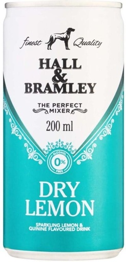 [ADKHYRH86FVDXGCH] Hall & Bramley Dry Lemon and Quininie Flavoured Drink (24 x 200 ml)
