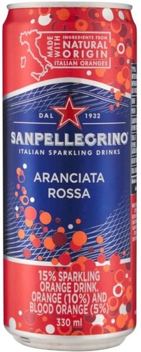 [ADKHYRH8XRN6KJ7U] San Pellegrino Aranciata Rossa - Sprkling Orange Drink (24 x 330 ml)