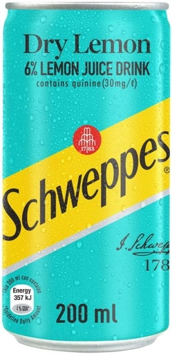 [ADKHYRH8BC7YAHGC] Schweppes Dry Lemon Juice Drink (200 ml)