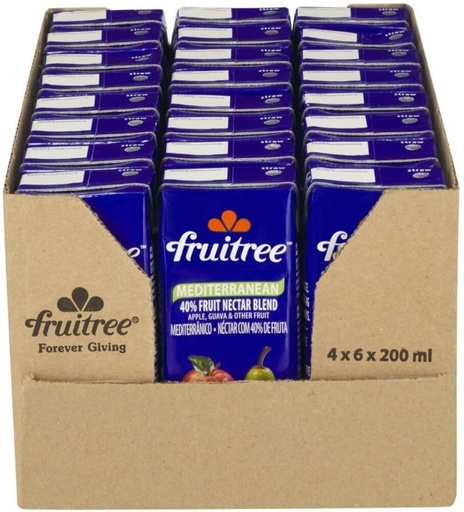 [DKJHFRU4FP99VAPN] Fruitree Mediterranean Fruit Nectar Blend (24 x 200 ml)