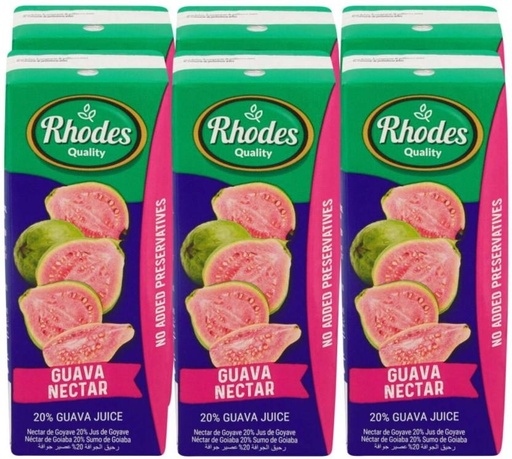 [DKJH7RP7K6VJJJAB] Rhodes Guava Nectar (6 x 200 ml)