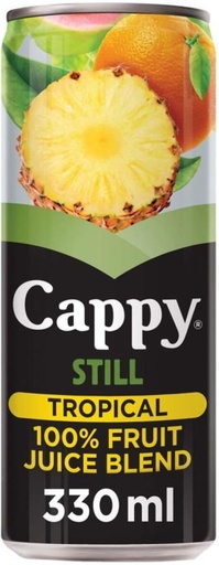 [DKJHFRU4PSGUJDJA] Cappy Still Tropical 100% Fruit Juice Blend (6 x 330 ml)